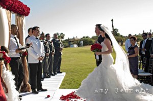 here come the bride